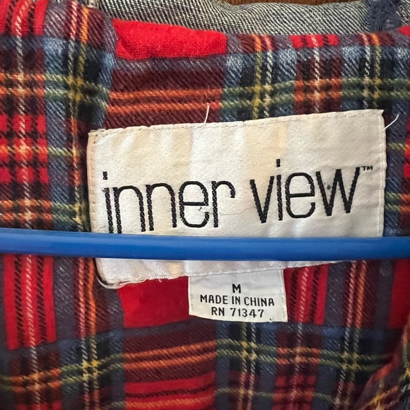 Hooded women’s Jean jacket with plaid inner lining. - Picture 5 of 6